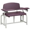Clinton Lab X Series Bariatric Blood Drawing Chair with Padded Arms