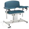 Clinton Power Series Extra Wide Blood Drawing Chair with Padded Arms