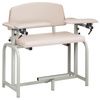 Clinton Lab X Series Extra-Wide Extra-Tall Blood Drawing Chair with Padded Arms