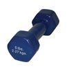 CanDo Vinyl Coated Solid Iron Dumbbell - 5lbs