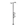 Standers Security Pole and Curve Grab Bar-Black