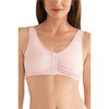  Frances Wire Free Front Closure Bra 2128 - Rose front view