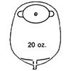 Nu-Hope Oval Cut-To-Fit Mid-Size Urinary Pouch With Flutter Valve