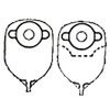 Nu-Hope Round Post-Operative Brief Urinary Pouch With Flutter Valve