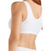  Frances Wire Free Front Closure Bra 2128 - white back view