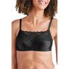 Amoena Isabel Wire-Free 2118 Camisole Soft Cup Bra - Black Front