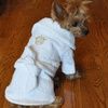 Doggie Design Cotton Dog Bathrobe - Golden Crown Usage
