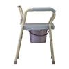 Nova Medical Heavy Duty Commode with Extra Wide Seat Side