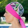 Bandiva Pink Watercolor Headscarf