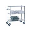 R&B Adjustable Utility Carts with Solid Top or Bottom Shelf
