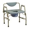 Nova Medical Heavy Duty Commode with Drop-Arm And Extra Wide Seat