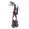 Drive Aluminum Rollator With Fold Up and Removable Back Support and Casters