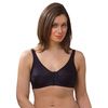 Almost U Style 1500 Front And Back Closure Bra-Black 