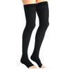 BSN Jobst Opaque Maternity Open Toe Thigh High 20-30 mmHg Compression Stockings