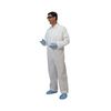 Cardinal Health White Coveralls With Elastic Cuffs and Ankles