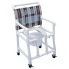 Healthline Shower Commode Chair with Deluxe Open Front Seat
