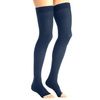 Jobst Opaque Maternity Open Toe Thigh High Compression Stockings - Navy