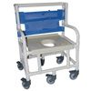 Healthline Bariatric Shower Commode Chair With 600 lb Capacity