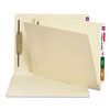Smead Manila End Tab Fastener Folders with Reinforced Tabs