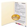 Smead Manila End Tab Fastener Folders with Reinforced Tabs