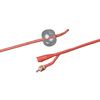Bard Bardex Lubricath Two-Way Tiemann Model Red Foley Catheter With 5cc Balloon Capacity