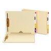 Smead Heavyweight Manila End Tab Pocket Folders with Fastener