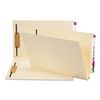 Smead Manila End Tab Fastener Folders with Reinforced Tabs