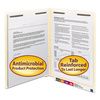 Smead Manila Reinforced End Tab Fastener Folders with Antimicrobial Product Protection