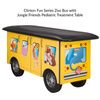 Clinton Fun Series Zoo Bus with Jungle Friends Pediatric Treatment Table