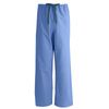 Medline AngelStat Unisex Reversible Drawstring Scrub Pants- Ceil Blue
