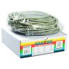 CanDo 100 Feet Low Powder Exercise Tubing Roll - Silver Color