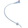 Covidien Dover Two-Way Coude Tip Silicone Foley Catheter - 5cc Balloon Capacity