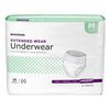 McKesson Extended Wear Heavy Absorbent Unisex Disposable Adult Underwear