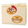 Smead SuperTab Reinforced Guide Height Fastener Folders