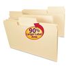 Smead SuperTab Reinforced Guide Height Fastener Folders