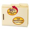 Smead SuperTab Reinforced Guide Height Fastener Folders