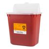Medical Action Biohazard Stackable Sharps Container with Locking Lid