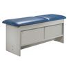 Clinton Cabinet Style Laminate Treatment Table with Four Sliding Doors