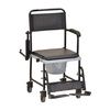 Nova Medical Drop-Arm Transport Chair Commode