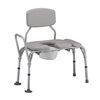 Nova Medical Padded Transfer Bench with Commode