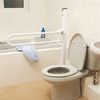 Homecraft Devon Floor-Mounted Folding Toilet Support Rail