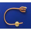 Rusch Gold Silicone Coated 3-Way Foley Catheter - 5cc Balloon Capacity