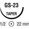 Medtronic Sofsilk Taper Point Suture with Needle GS-23