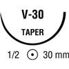 Medtronic Sofsilk Taper Point Suture with Needle V-30