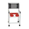 MJM 18" High Backed Soft Seat Shower Chair