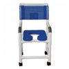 MJM 18" High Backed Soft Seat Shower Chair