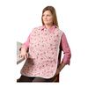 CareActive Waterproof Shirt Saver Bib, Pink Floral