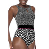 Manila High Neck One-Piece Swimsuit