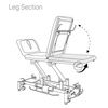 BodyMed 3 Section Hi-Lo Treatment Table