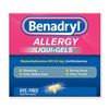 Johnson & Johnson Benadryl Allergy Liqui-Gels Antihistamine Drug Capsules